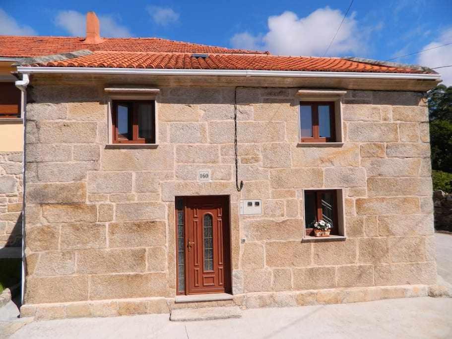 Casa Cuadrantecasa De Piedra En Playa De Carnota Villa Pedrafigueira Buitenkant foto